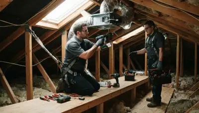 Attic fan installation service for Spokane, WA homes by On Call Electrical