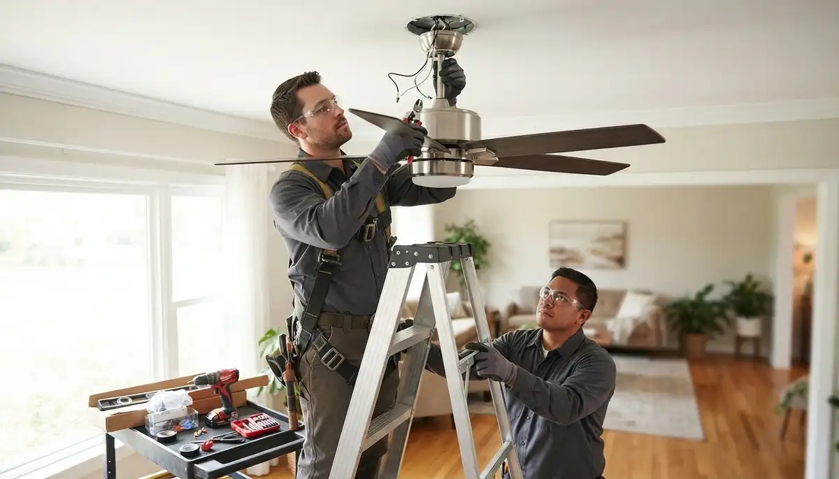 Ceiling fan installation service for Spokane, WA homes by On Call Electrical