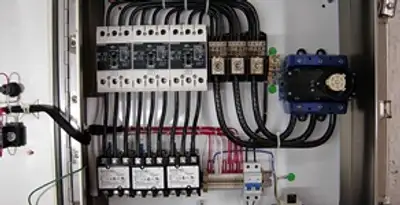 Electrical panel installation with organized circuit breakers and wiring in Spokane, WA