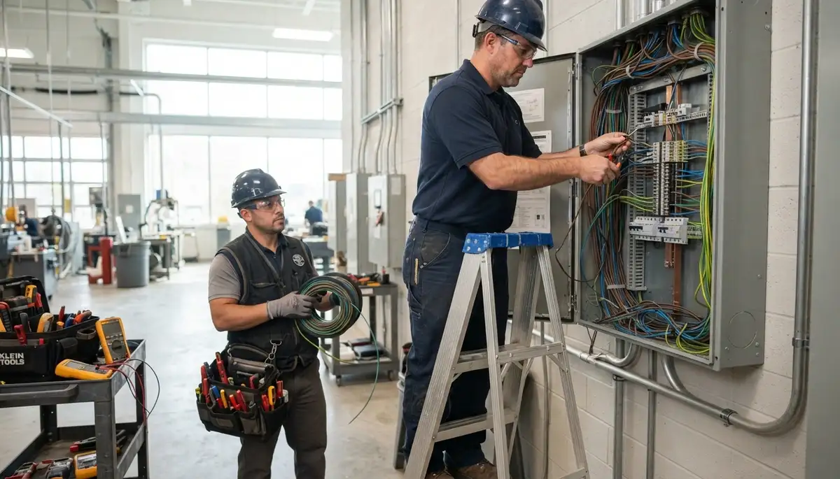 Electrical service in Spokane, WA, including panel upgrades and new circuit installation by local electricians