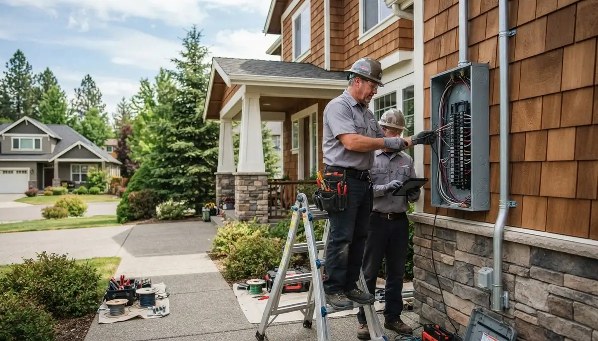 Professional electrician serving homes and businesses in Spokane, WA