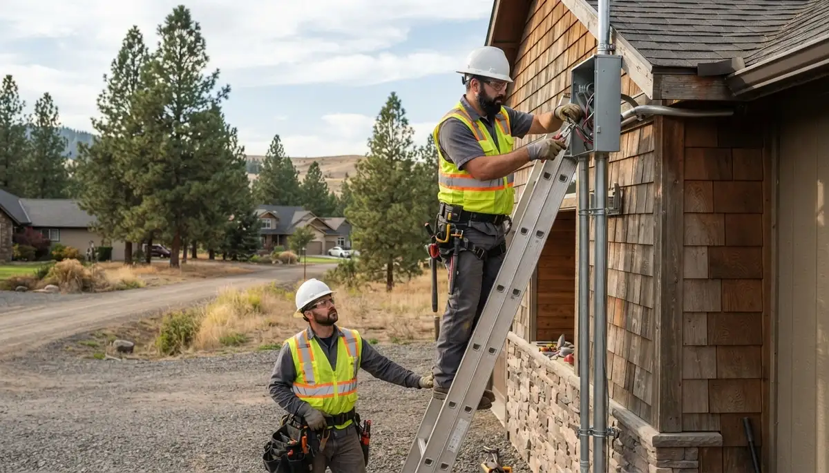 Electrician services in Spokane, WA for residential and commercial electrical needs
