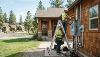 Electrician providing residential electrical services in Spokane, WA