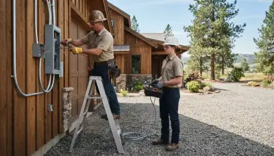 Electrician providing residential and commercial electrical services in Spokane, WA