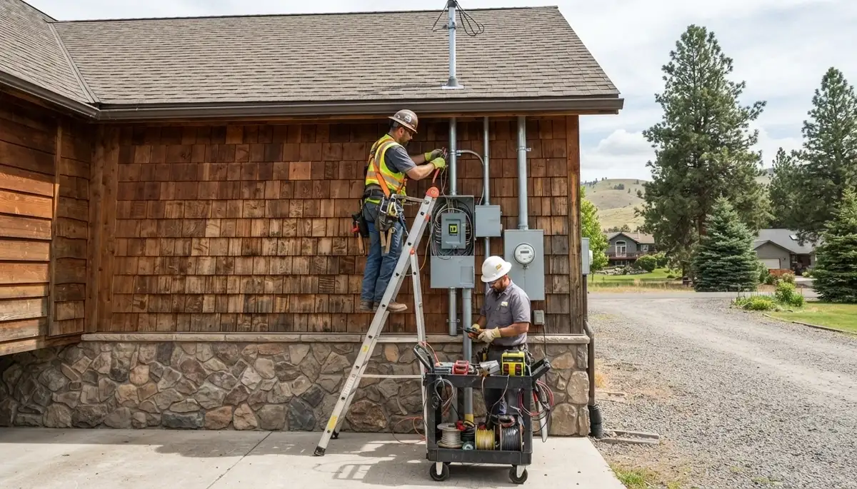 Electrician services in Spokane, WA for residential and commercial electrical needs