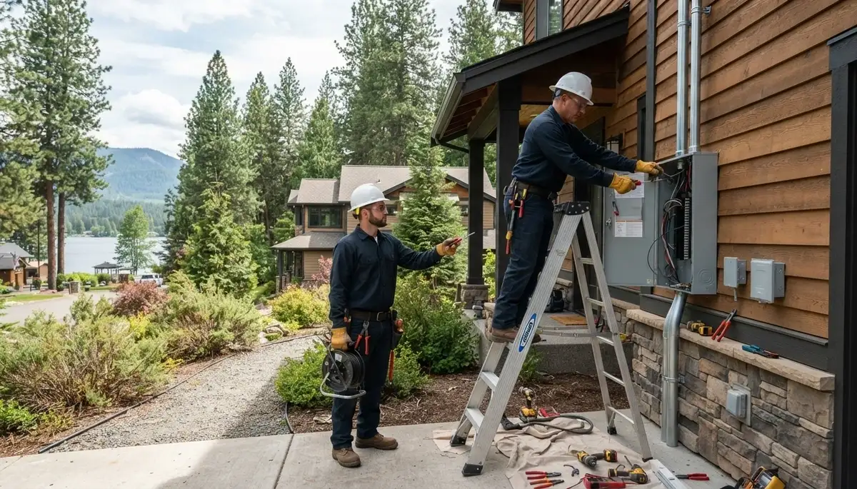 Electrician services in Spokane, WA for residential and commercial electrical needs