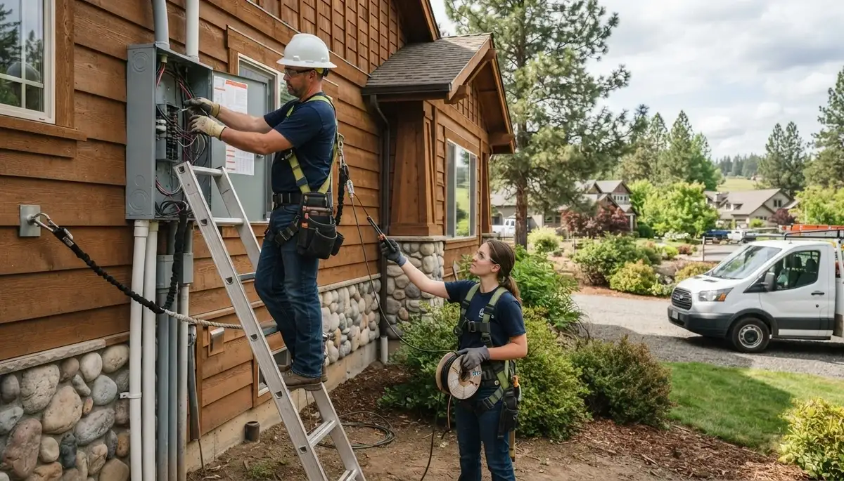 Professional electrician services in Spokane, WA