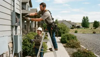 Professional electrician providing electrical services in Spokane, WA