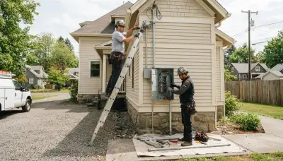 Professional electrician services in Spokane, WA.