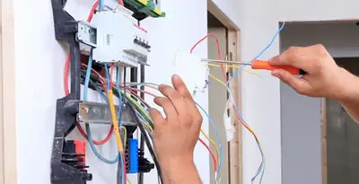 electrician services performing residential electrical panel wiring in Spokane, WA