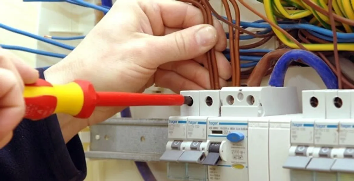 electrician services performing professional electrical panel wiring and connections in Spokane, WA