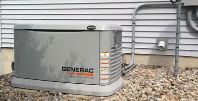 generator installation service featuring outdoor standby generator setup by licensed electricians in Spokane, WA