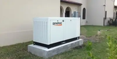 generator installation service showing standby generator professionally installed for residential power backup in Spokane, WA
