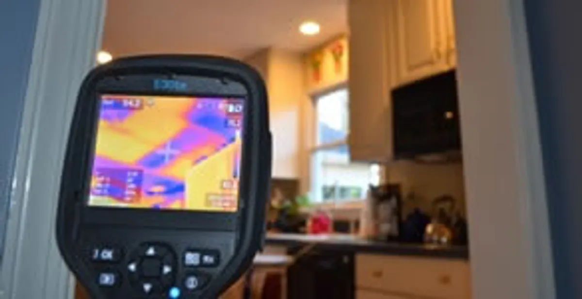 home energy audit service using thermal imaging to evaluate electrical efficiency inside a home in Spokane, WA