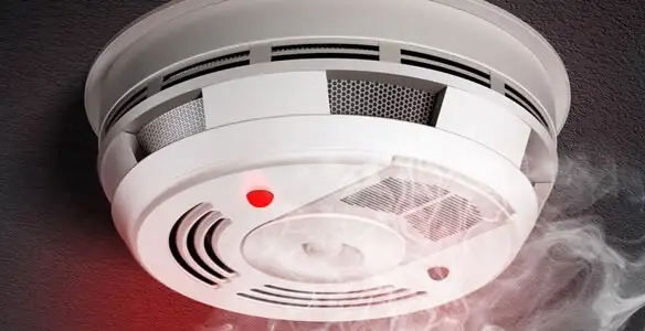 Installed smoke detector providing reliable fire detection in Spokane, WA