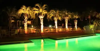 landscape lighting installation services illuminating outdoor recreational areas in Spokane, WA
