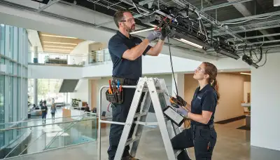 Programmable lighting installation by an electrician in a Spokane, WA home