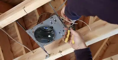 Professional recessed lighting installation with electrical wiring by licensed electricians in Spokane, WA
