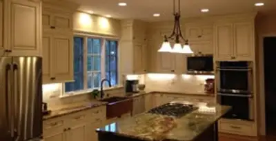 Recessed lighting installation enhancing interior lighting by professional electricians in Spokane, WA