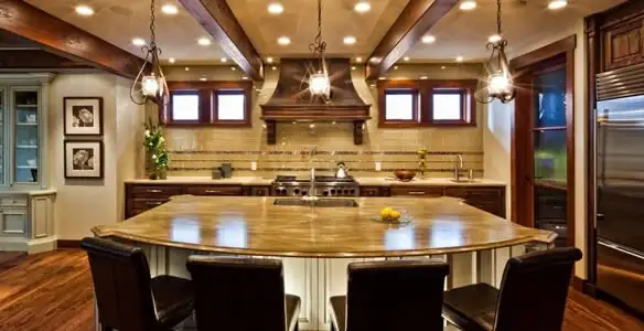 Finished recessed lighting installation providing balanced indoor lighting in Spokane, WA