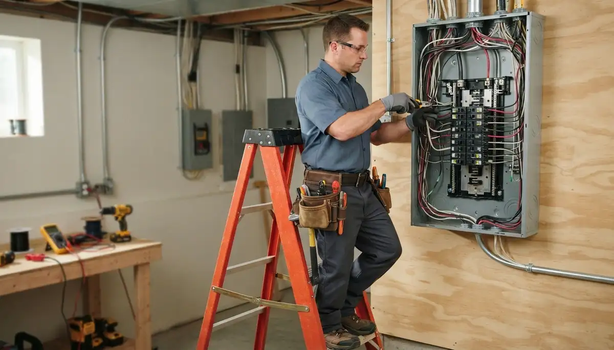 Residential electrician serving Spokane, WA, with panel upgrades and circuit repair services
