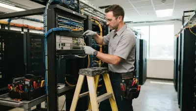 Electrician repairing a wall switch in a Spokane, WA home for safe switch service