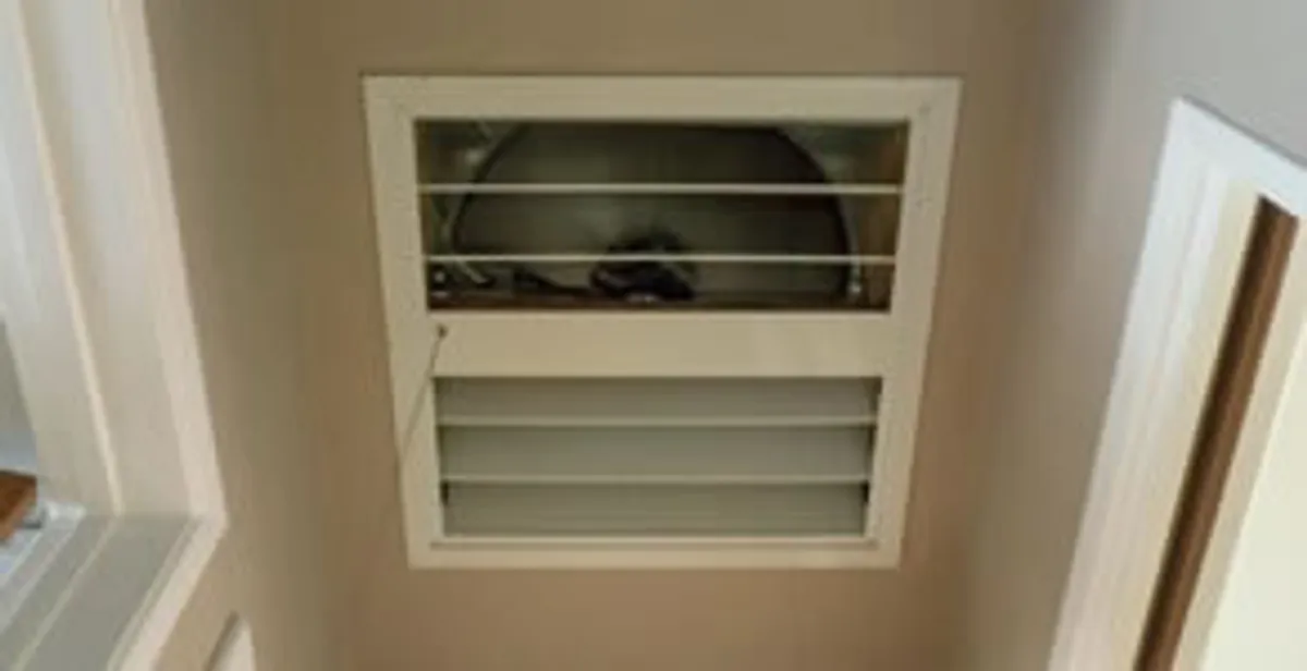 whole house fan installation services with ceiling-mounted ventilation system in Spokane, WA
